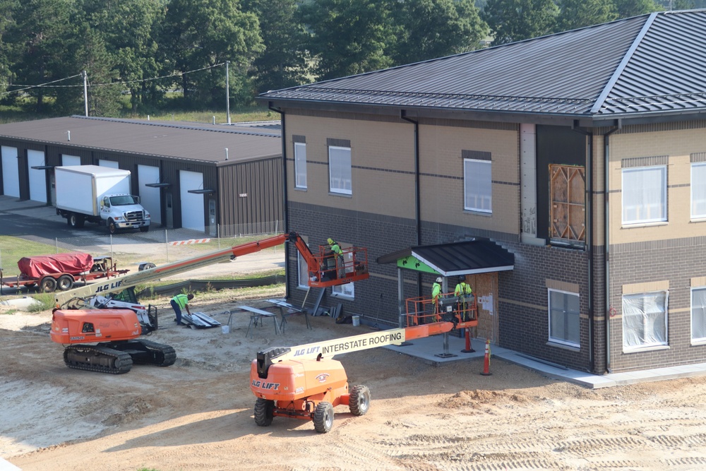 Fort McCoy’s brigade headquarters construction project now 75 percent complete; work remains steady