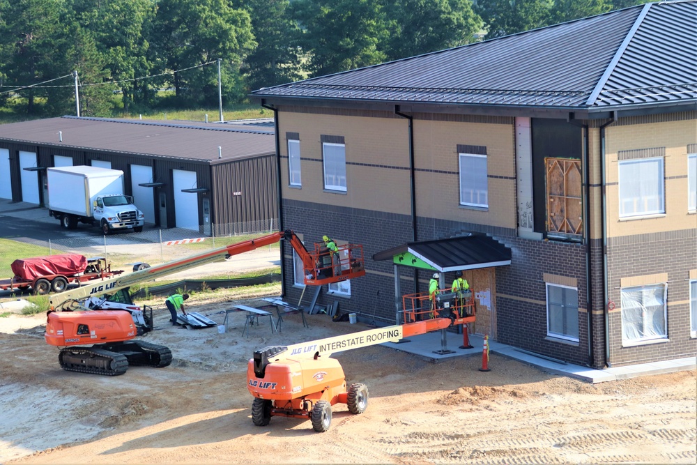 Fort McCoy’s brigade headquarters construction project now 75 percent complete; work remains steady