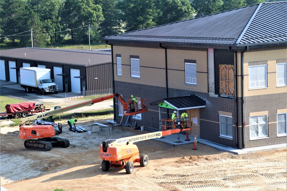 Fort McCoy’s brigade headquarters construction project now 75 percent complete; work remains steady