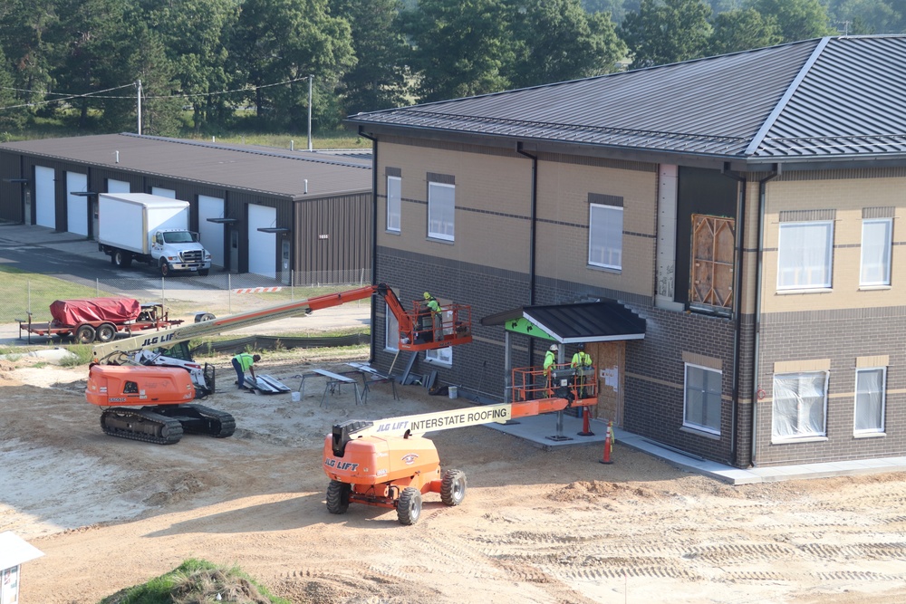 Fort McCoy’s brigade headquarters construction project now 75 percent complete; work remains steady