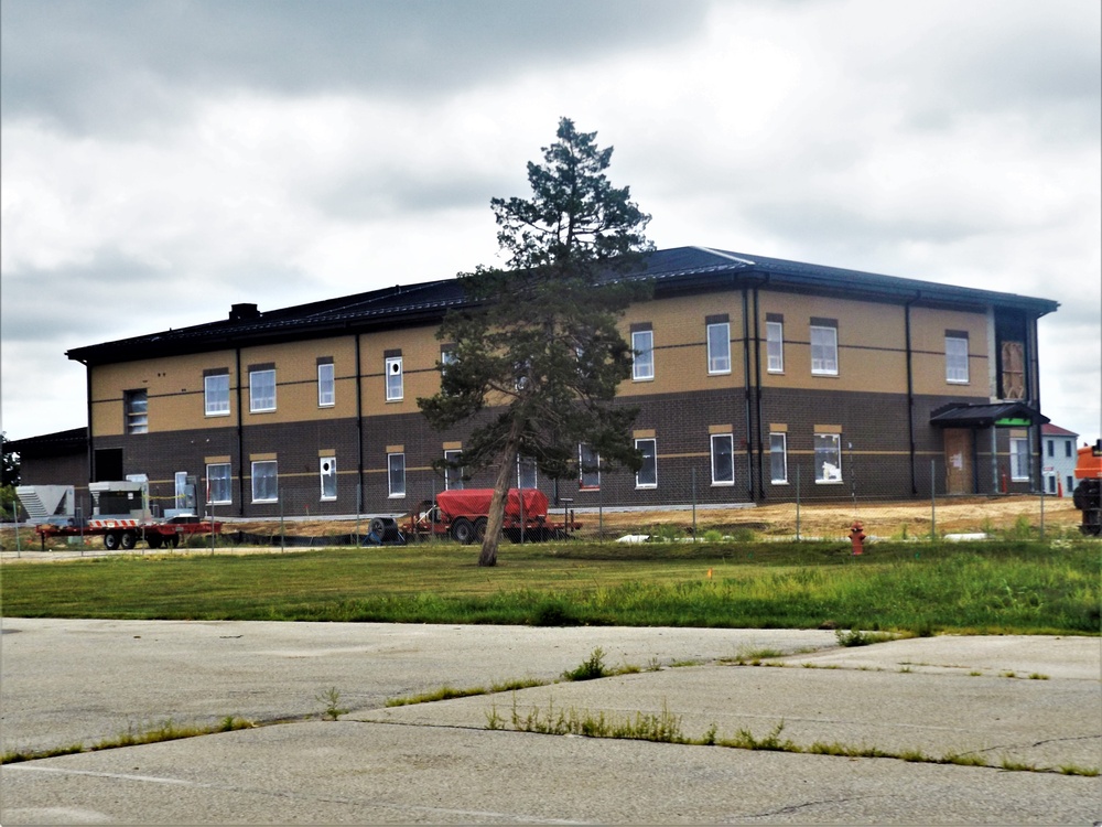 Fort McCoy’s brigade headquarters construction project now 75 percent complete; work remains steady