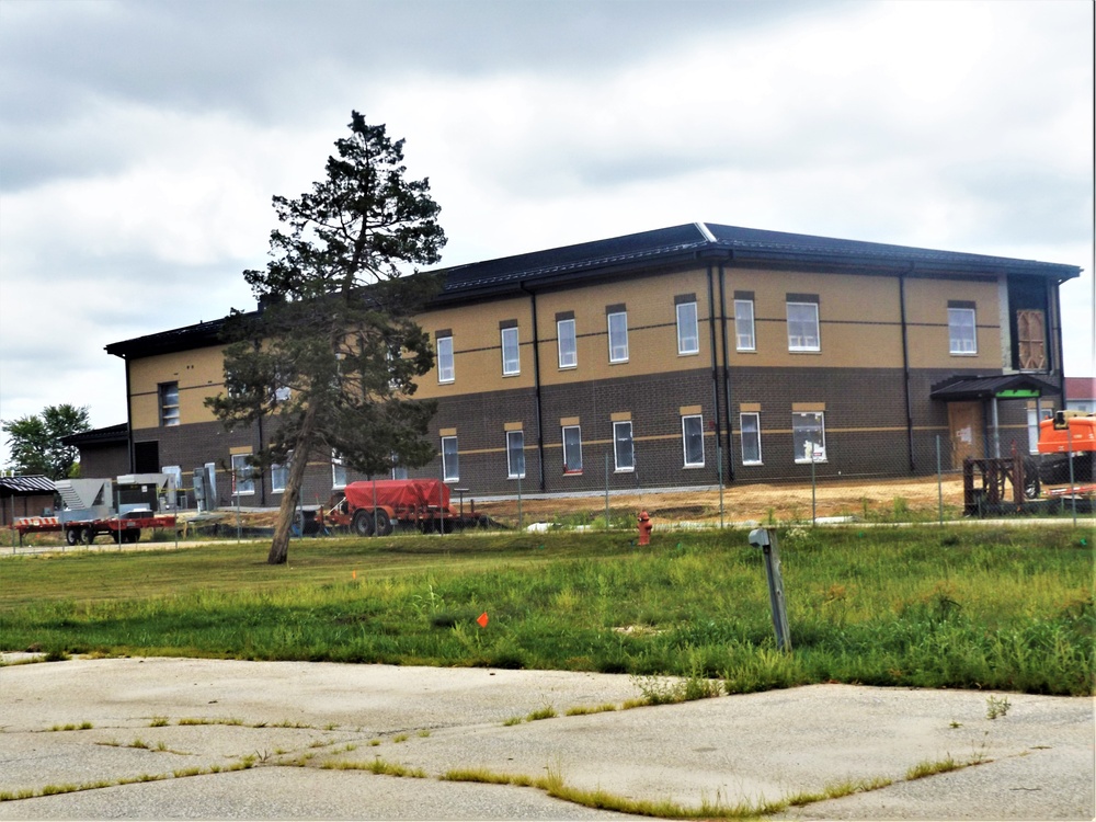 Fort McCoy’s brigade headquarters construction project now 75 percent complete; work remains steady