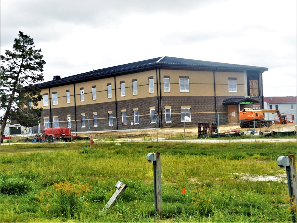 Fort McCoy’s brigade headquarters construction project now 75 percent complete; work remains steady