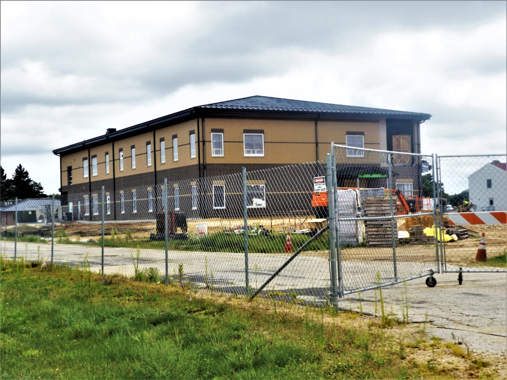 Fort McCoy’s brigade headquarters construction project now 75 percent complete; work remains steady