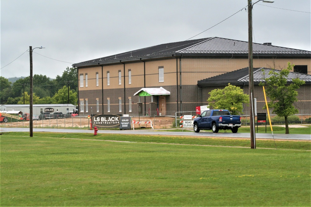 Fort McCoy’s brigade headquarters construction project now 75 percent complete; work remains steady