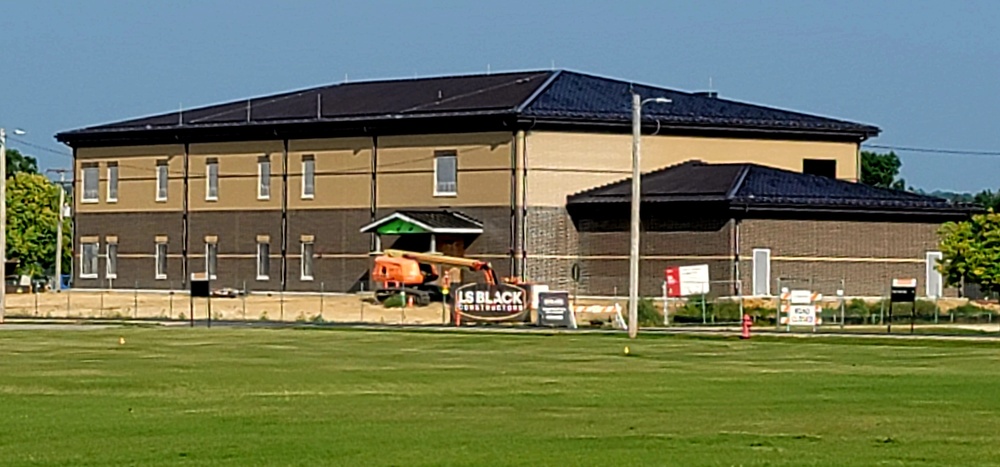 Fort McCoy’s brigade headquarters construction project now 75 percent complete; work remains steady