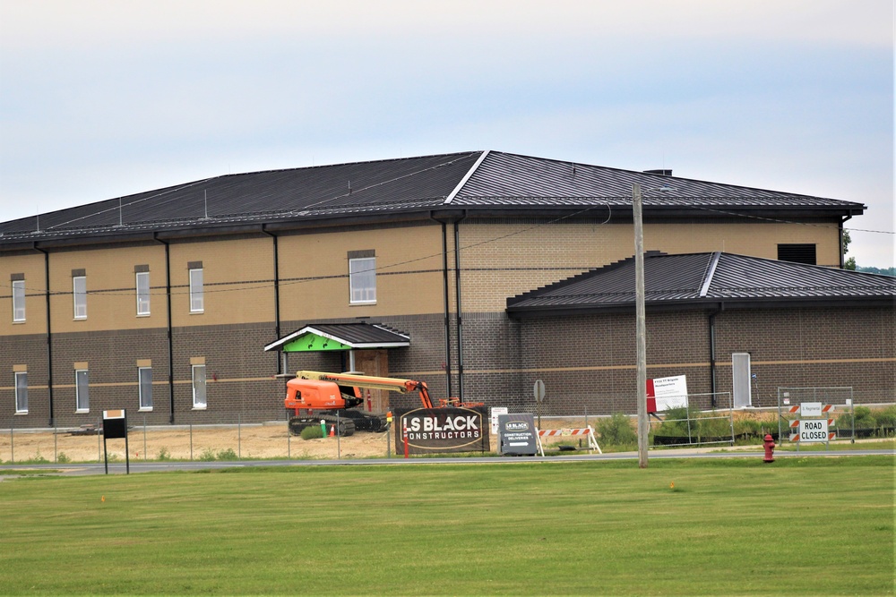 Fort McCoy’s brigade headquarters construction project now 75 percent complete; work remains steady