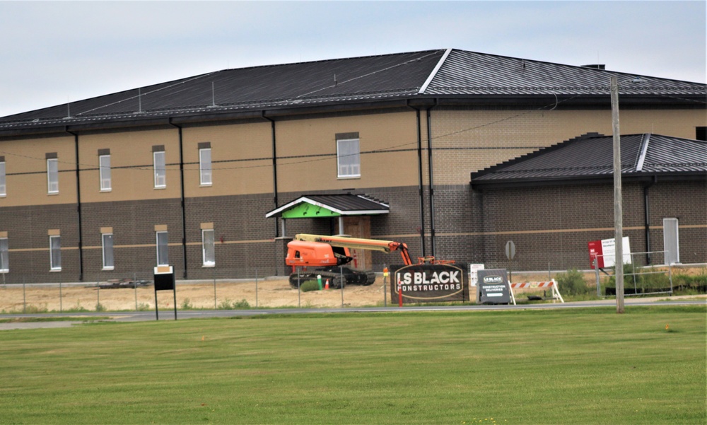 Fort McCoy’s brigade headquarters construction project now 75 percent complete; work remains steady