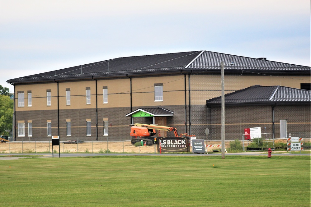 Fort McCoy’s brigade headquarters construction project now 75 percent complete; work remains steady