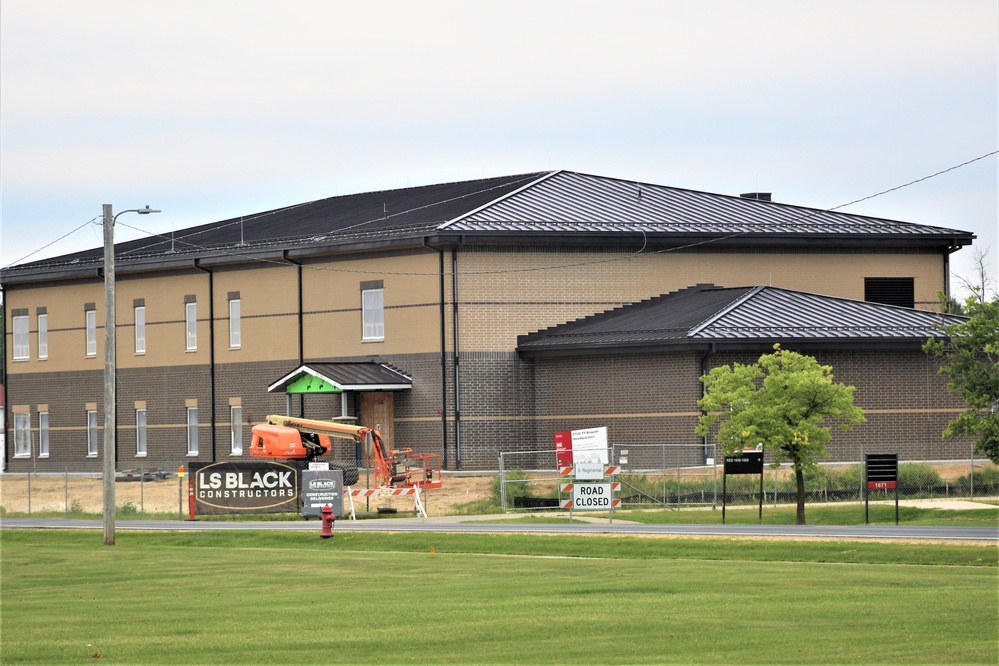 Fort McCoy’s brigade headquarters construction project now 75 percent complete; work remains steady