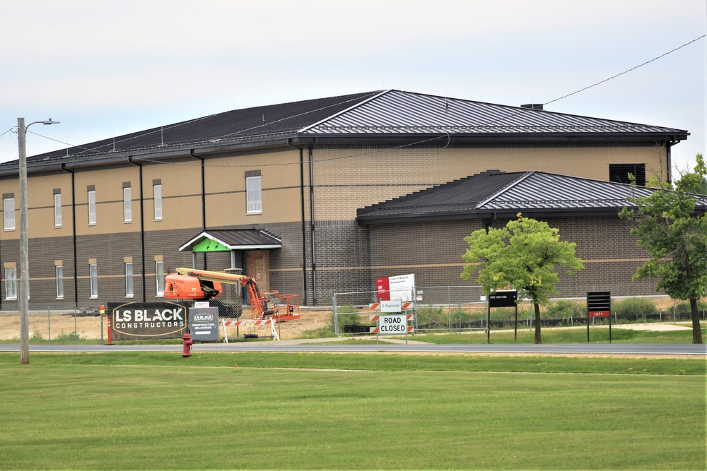 Fort McCoy’s brigade headquarters construction project now 75 percent complete; work remains steady