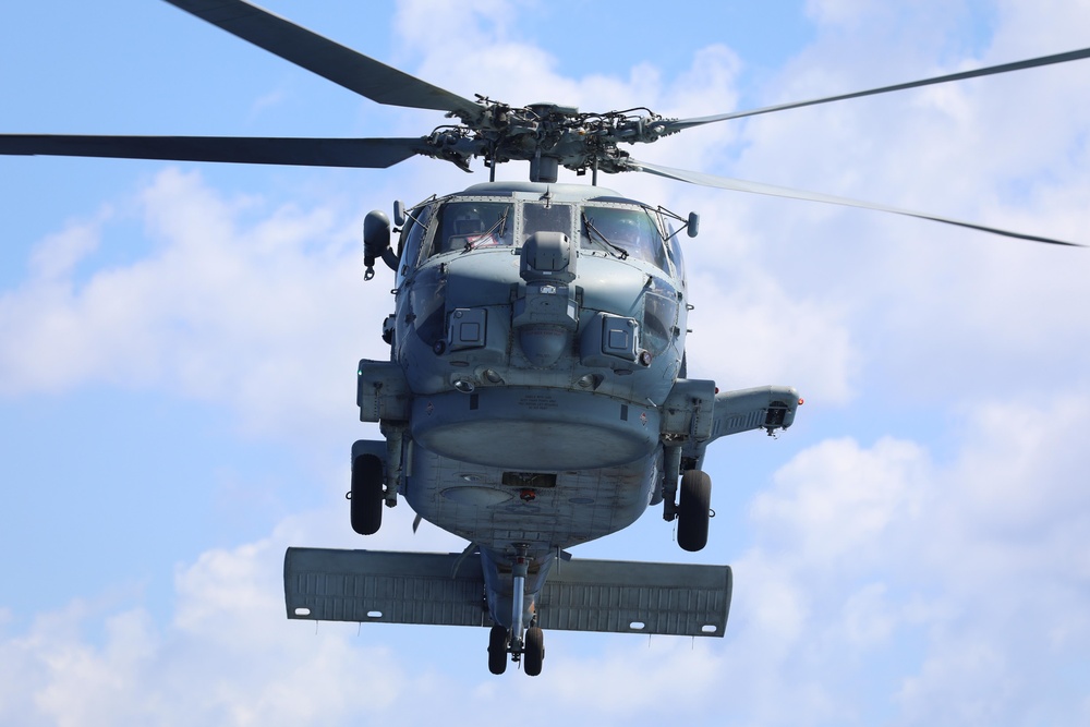 Flight Operations Onboard USS Ramage