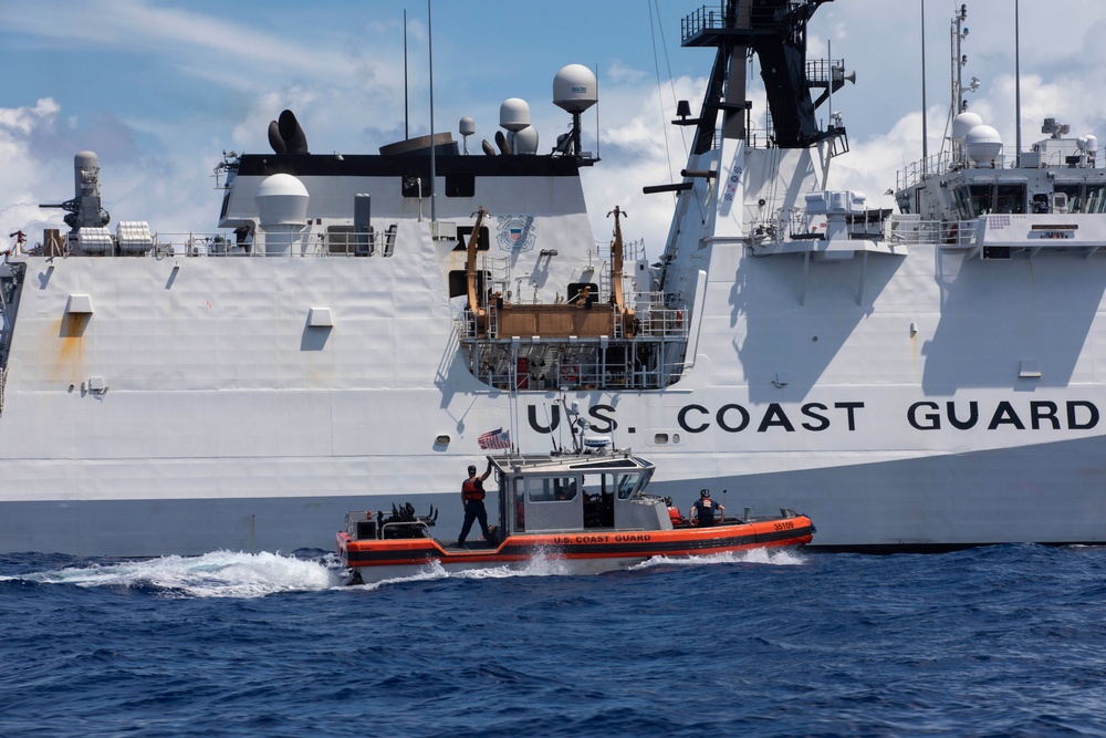 USCGC Munro Conducts Routine Small-Boat Training in South China Sea