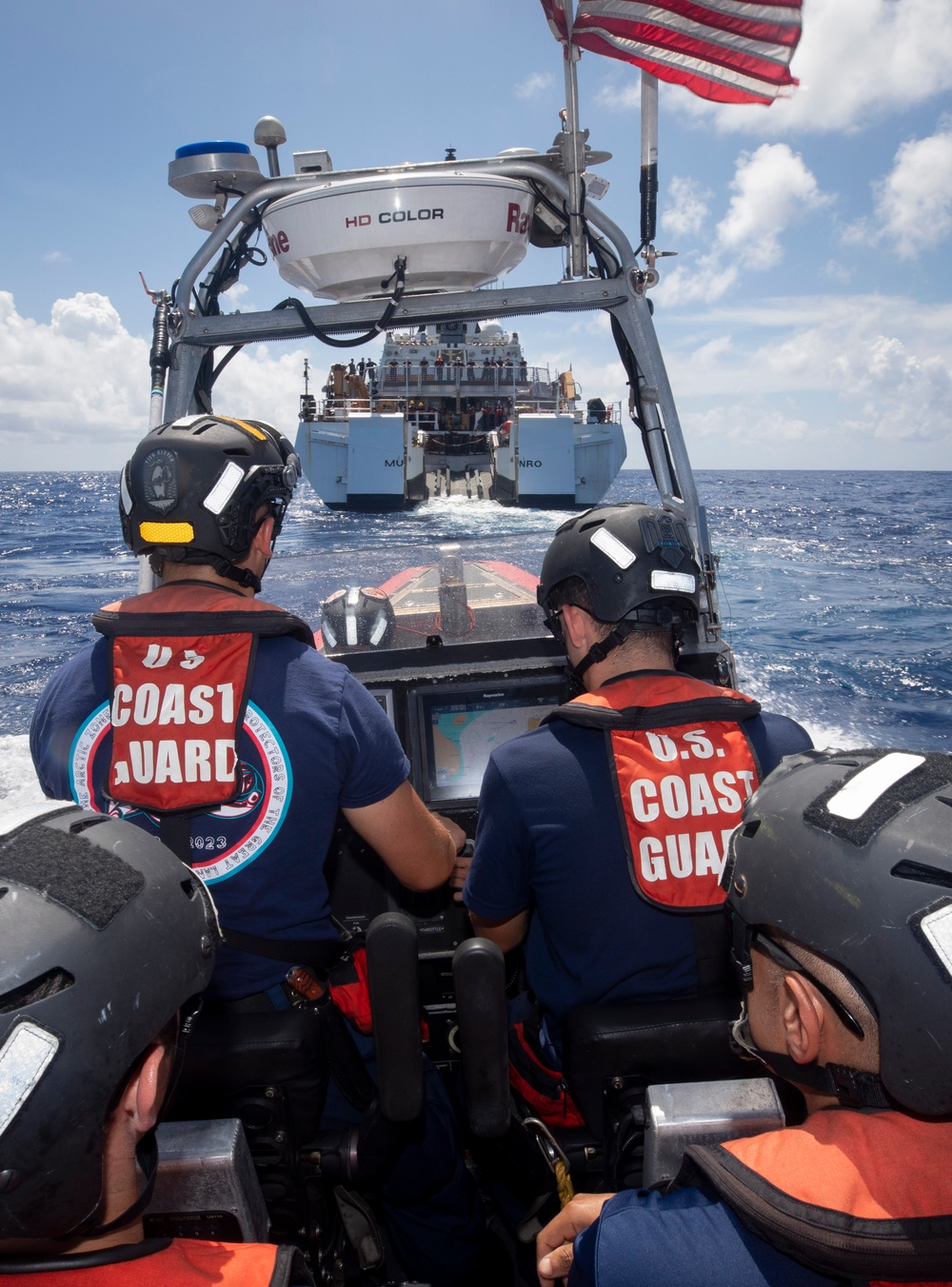 USCGC Munro Conducts Routine Small-Boat Training in South China Sea