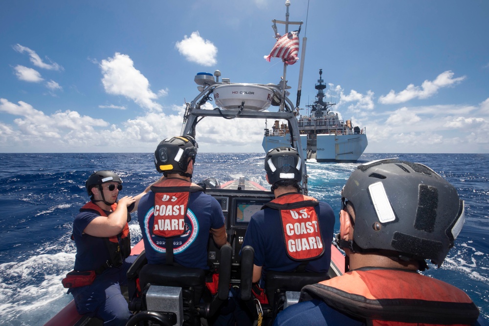 USCGC Munro Conducts Routine Small-Boat Training in South China Sea