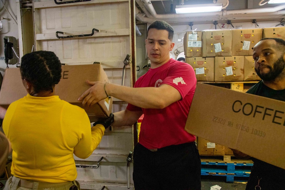 USS America Conducts Replenishment-at-Sea