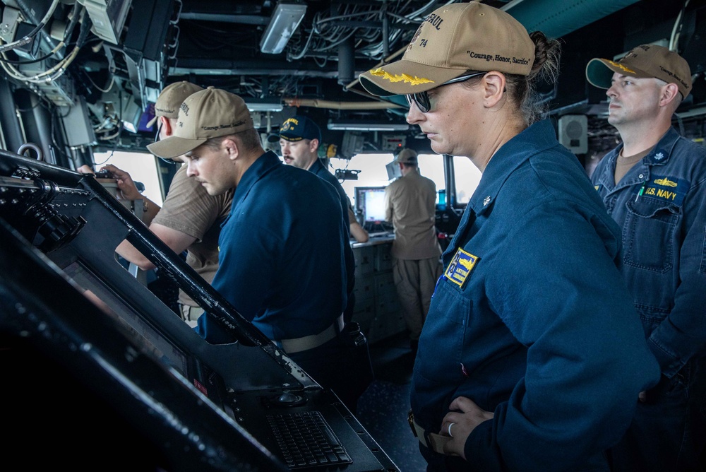 USS McFaul Daily Operations