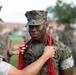 U.S. Marine Corps Lance Cpl. Robert Kiffs promoted to corporal and commissioned as a second lieutenant