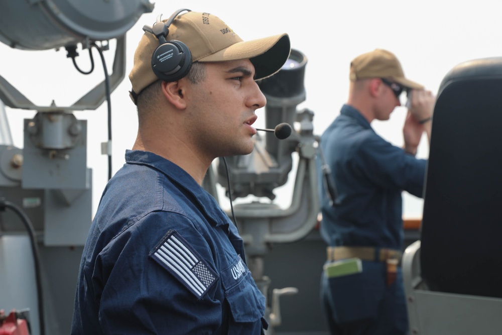 USS Thomas Hudner Daily Operations