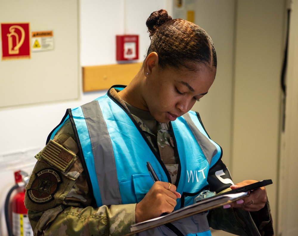 Exercise Operation Varsity 23-3 tests emergency response capabilities at Kapaun Air Station and Ramstein AB