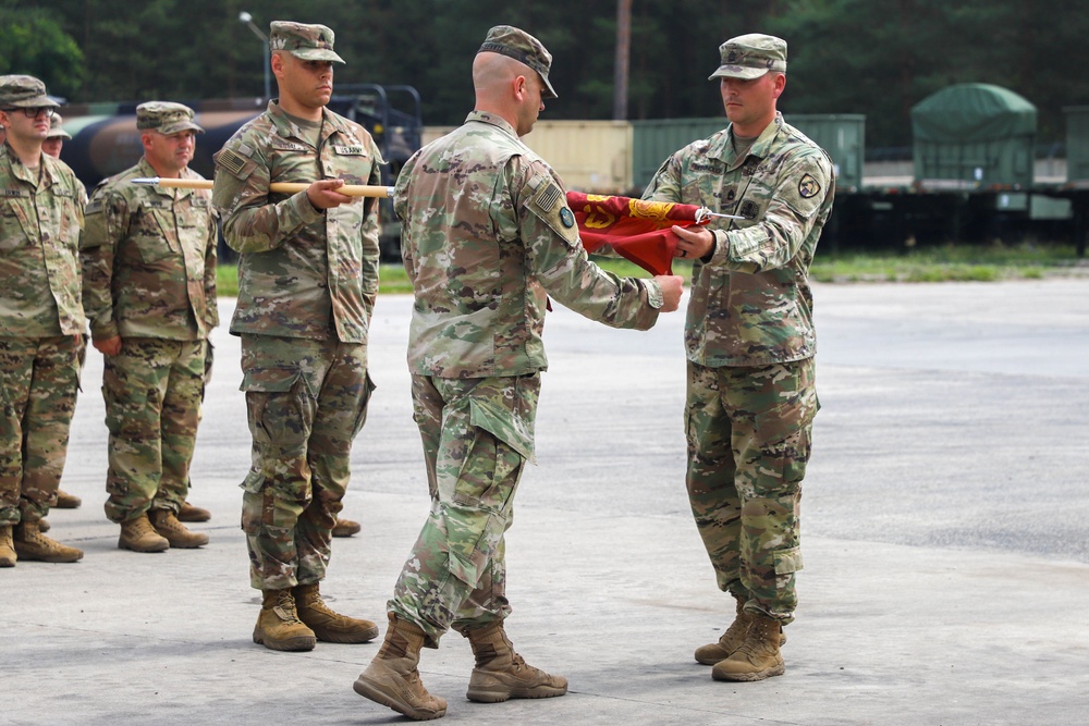 Army National Guard Transportation Company assumes Europe mission