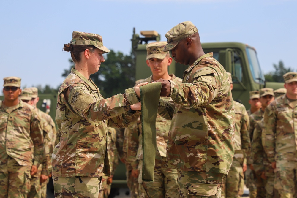 Army National Guard Transportation Company assumes Europe mission