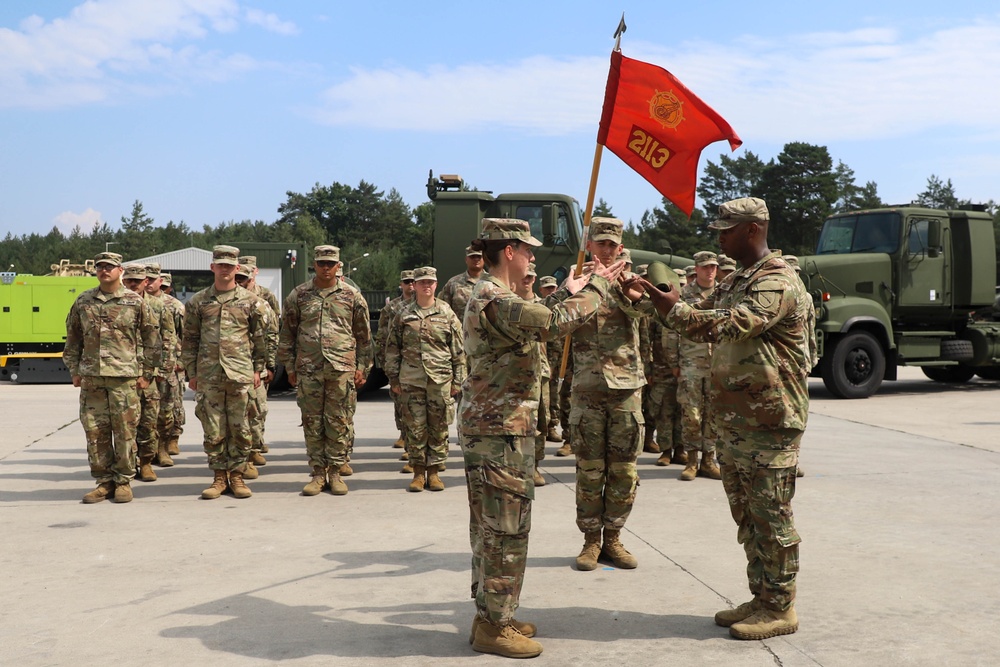 Army National Guard Transportation Company assumes Europe mission