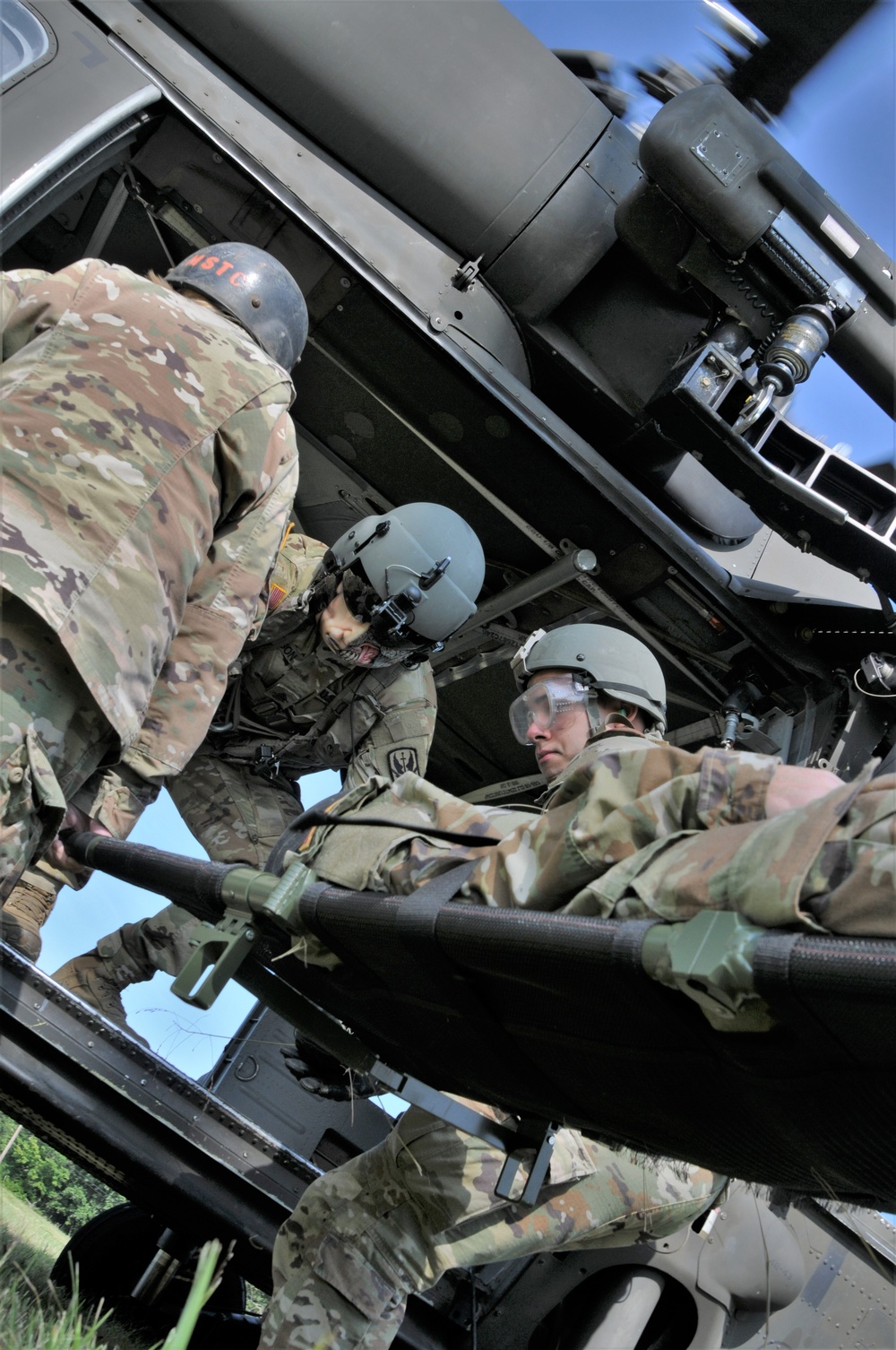 FORT DIX- MSTC 68W Combat Medic, MedEvac training