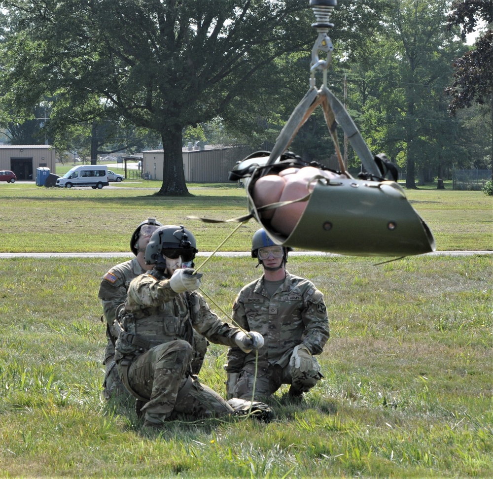 FORT DIX- MSTC 68W Combat Medic, MedEvac training