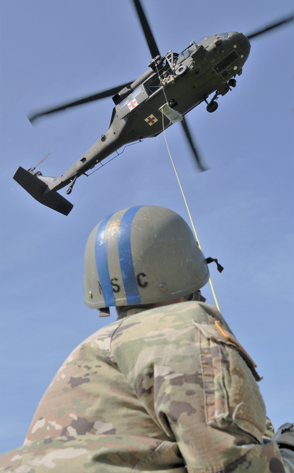 FORT DIX- MSTC 68W Combat Medic, MedEvac training