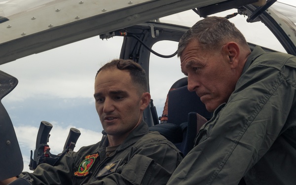 I MEF CG flies with HMLA-367 