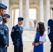 Air National Guard Outstanding Airmen of the Year Honorees Participate in a Public Wreath-Laying Ceremony