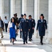 Air National Guard Outstanding Airmen of the Year Honorees Participate in a Public Wreath-Laying Ceremony