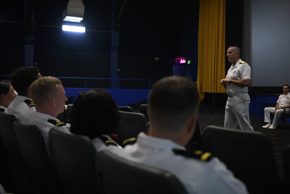 Rear Adm. LeClair speaks at BDOC Graduation