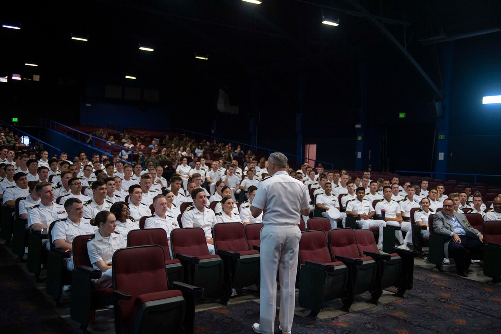 Rear Adm. LeClair speaks at BDOC Graduation