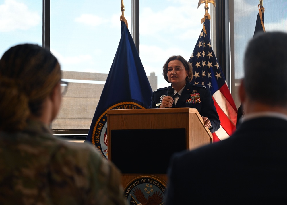 Veteran Affairs Clinic honors Col. Charles and JoAnne Powell