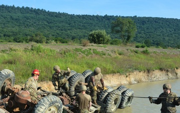 Mire pit provides vehicle recovery training