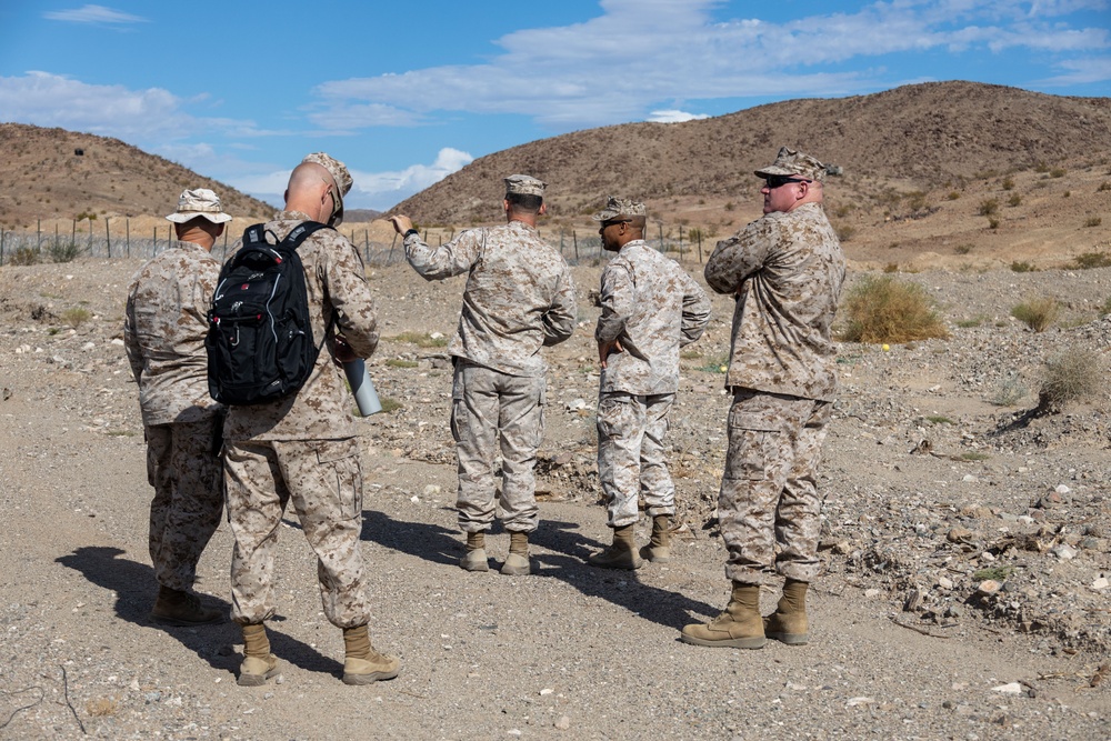 2nd Marine Division Commanding General visits The Combat Center during SLTE 5-23