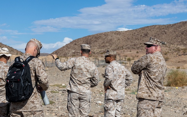 2nd Marine Division Commanding General visits The Combat Center during SLTE 5-23
