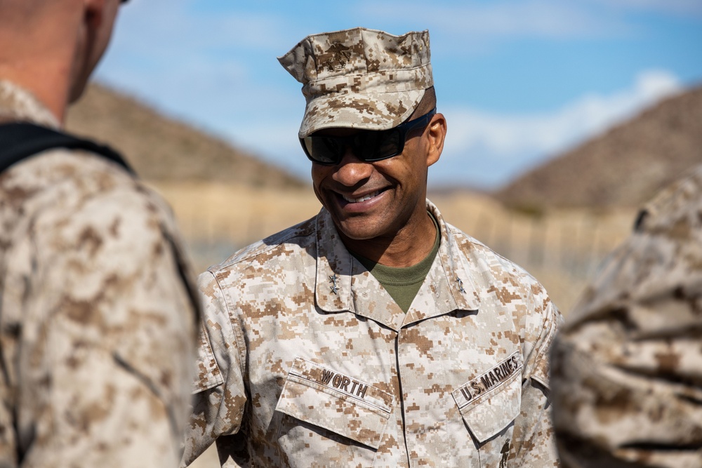 2nd Marine Division Commanding General visits The Combat Center during SLTE 5-23