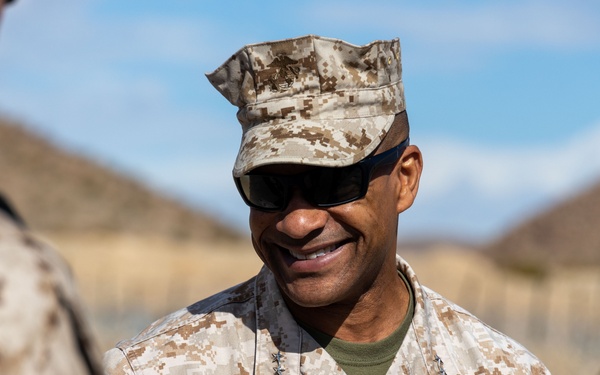 2nd Marine Division Commanding General visits The Combat Center during SLTE 5-23
