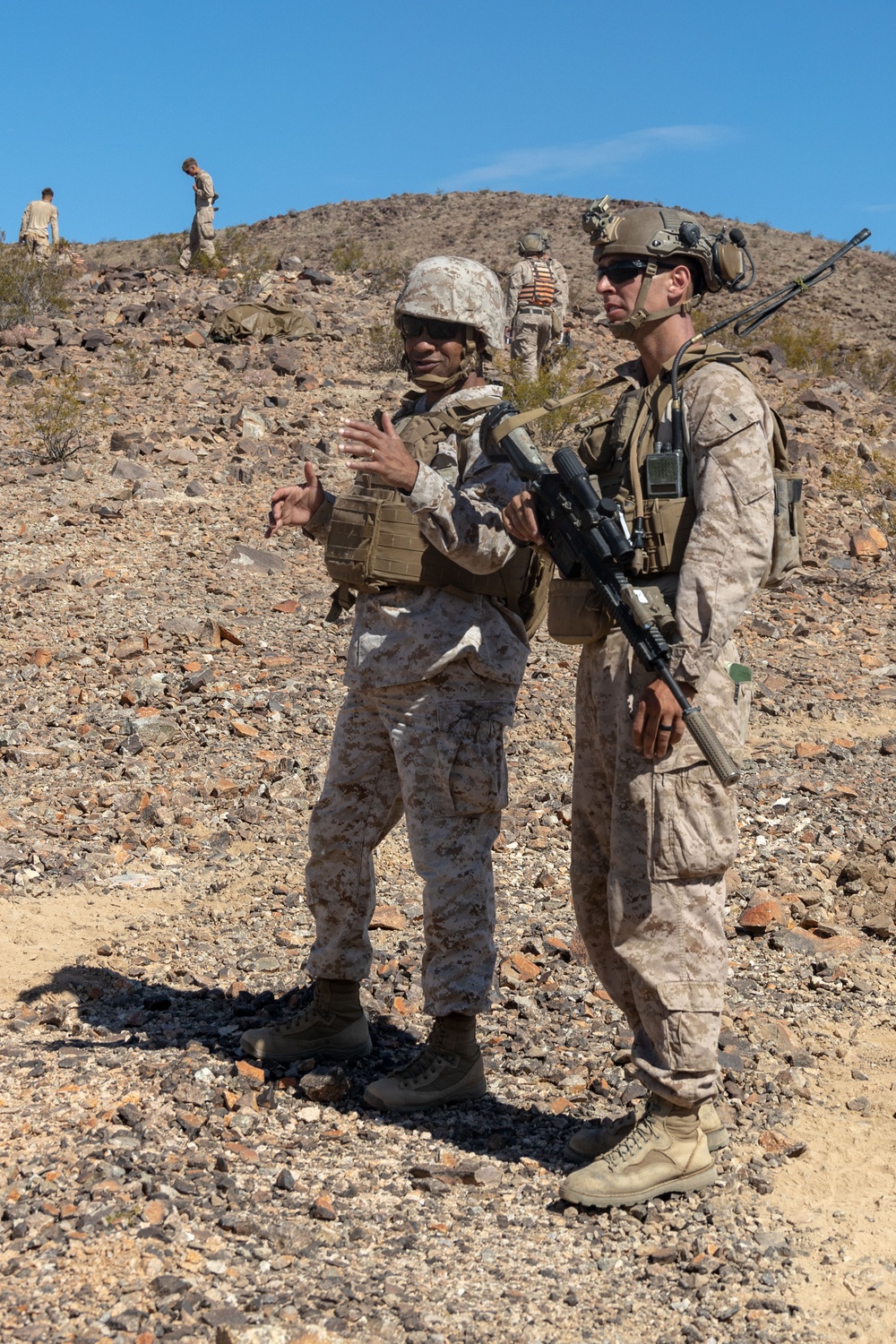 2nd Marine Division Commanding General visits The Combat Center during SLTE 5-23