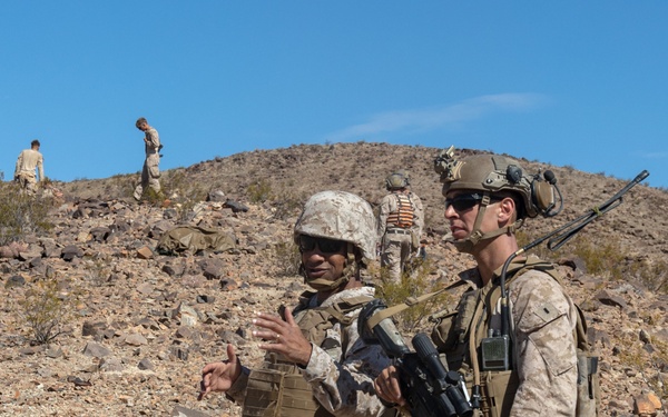 2nd Marine Division Commanding General visits The Combat Center during SLTE 5-23