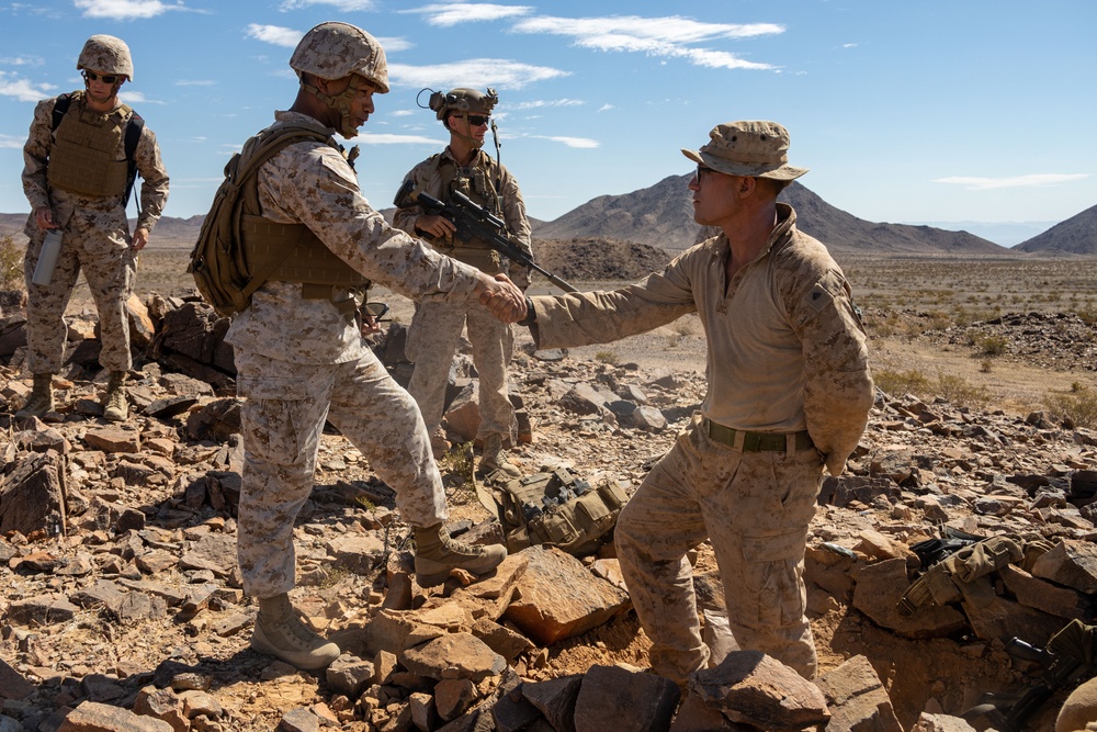 2nd Marine Division Commanding General visits The Combat Center during SLTE 5-23