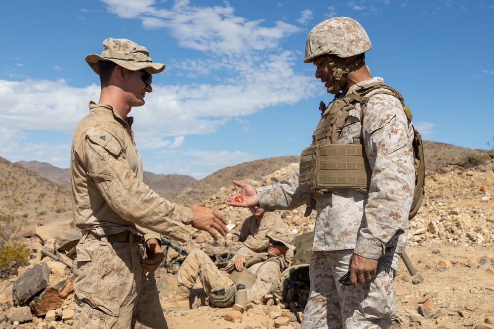 2nd Marine Division Commanding General visits The Combat Center during SLTE 5-23