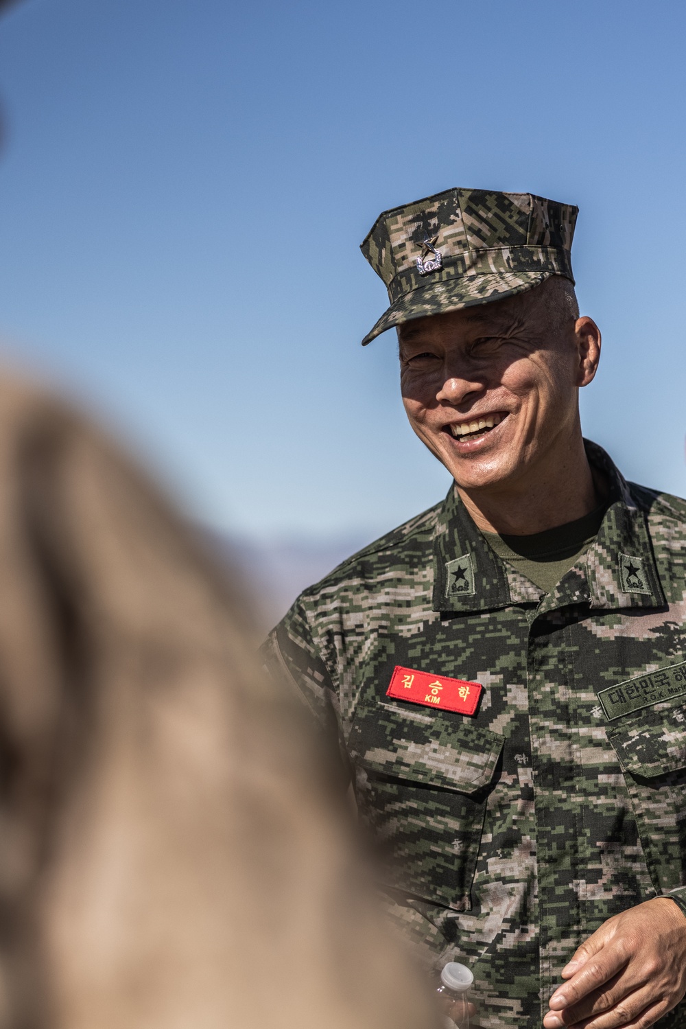 Republic of Korea Marine Corps leadership visits the Marine Corps Air-Ground Combat Center during SLTE 5-23