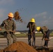 Marine Wing Support Squadron 272 works alongside Naval Mobile Construction Battalion 11 to conduct airfield damage repair