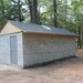 A new concrete gas chamber stands tall on the Devens Reserve Forces Training Area range in Devens, Mass.