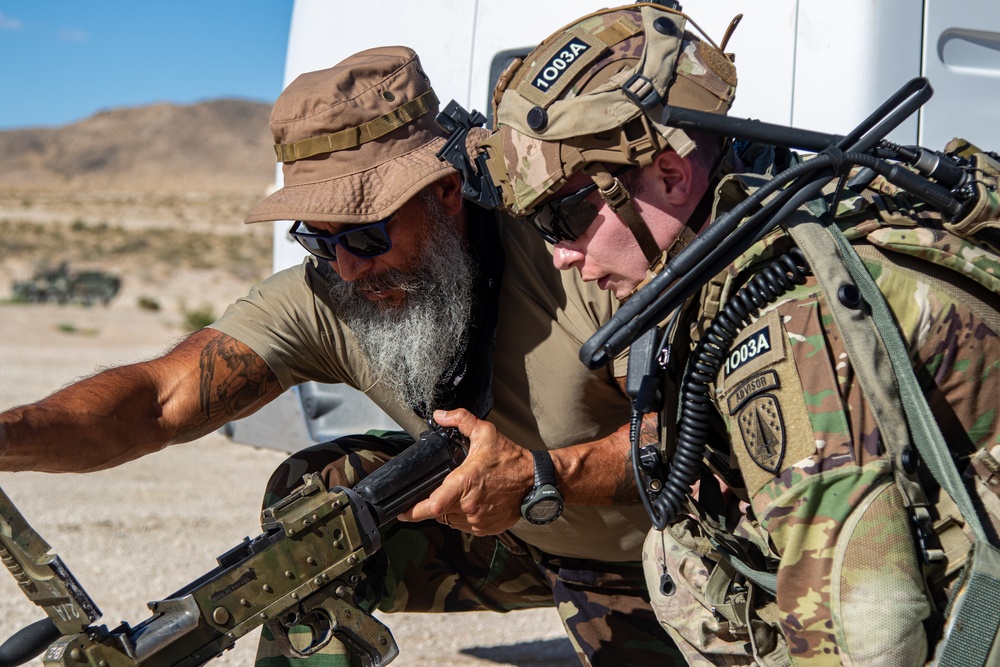 Army Advisors at the National Training Center