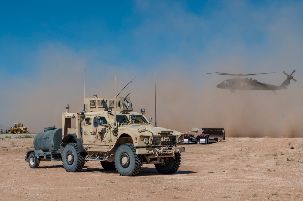 AFIMSC hosts final combat support training range evaluation